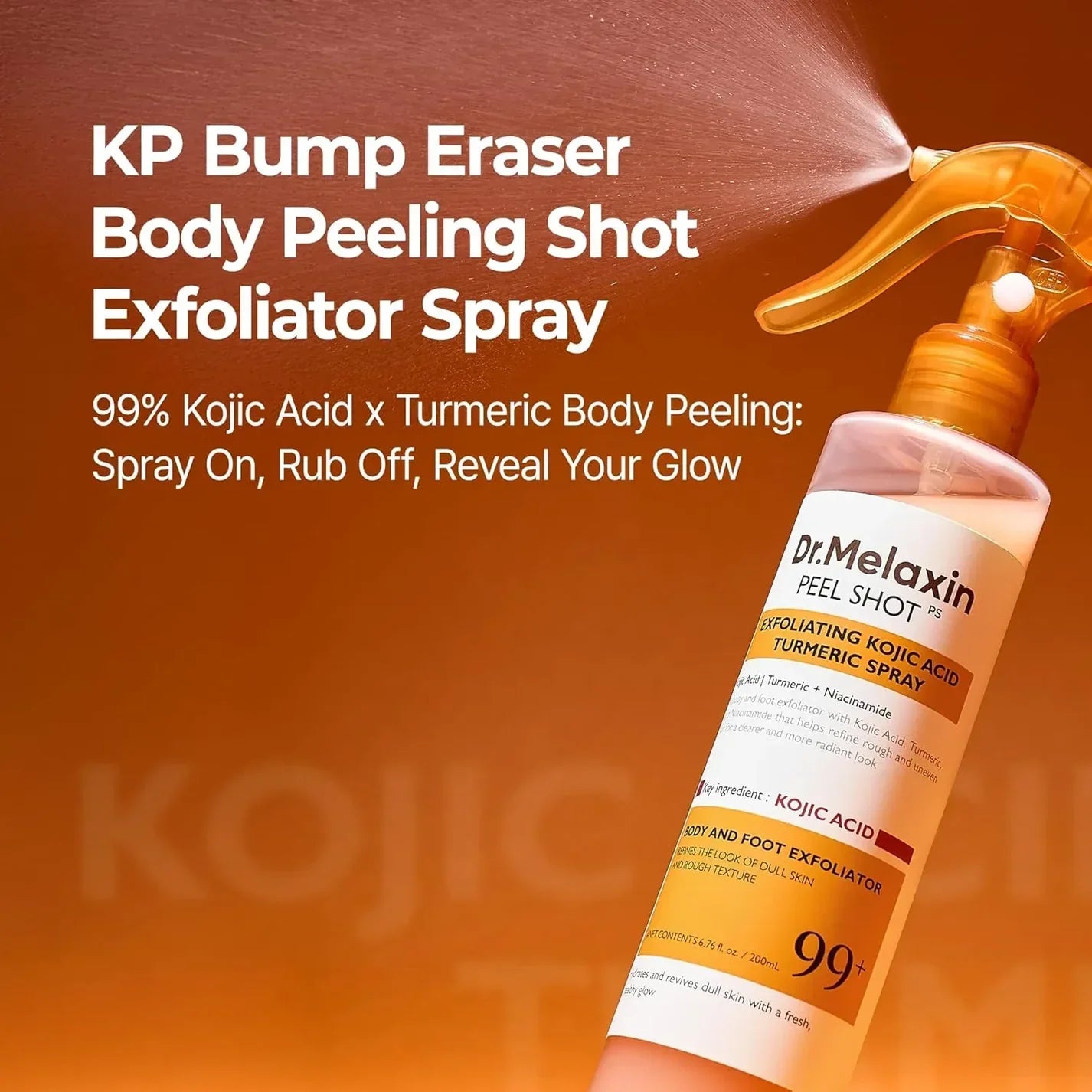 Dr.Melaxin Peel Shot Exfoliating Kojic Acid Turmeric Spray
