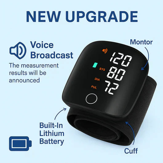 Wrist Electronic BP Monitor