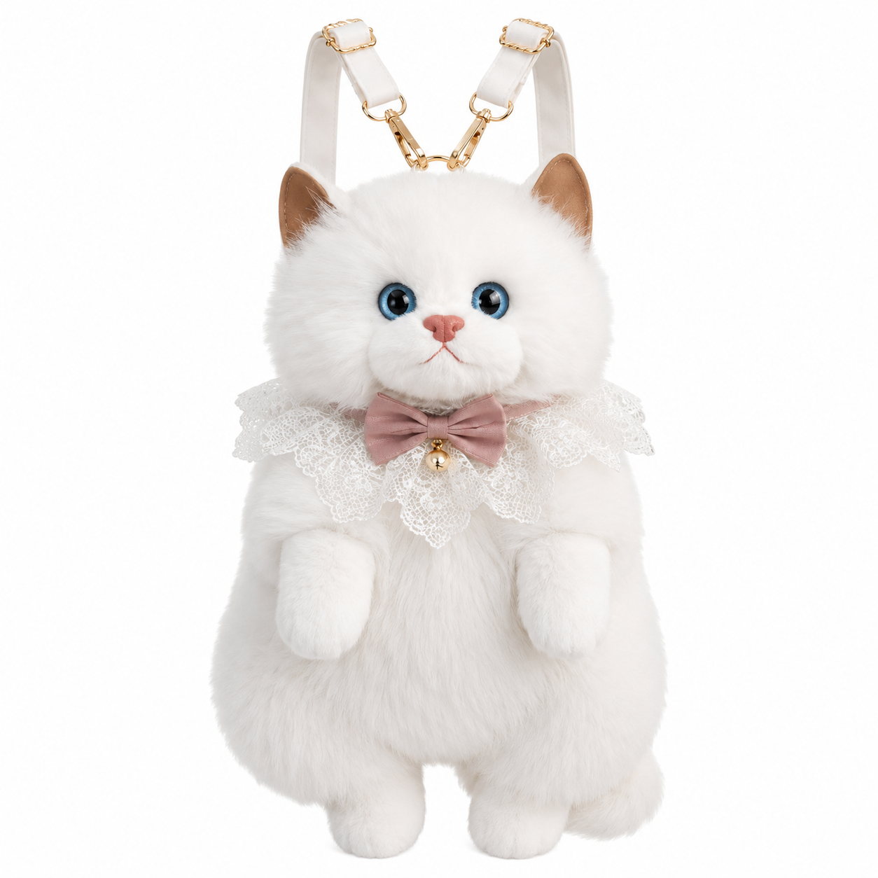 Cute Plush Animal Cat Backpack Multiple Fashion Shoulder Bags