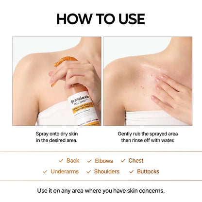 Dr.Melaxin Peel Shot Exfoliating Kojic Acid Turmeric Spray