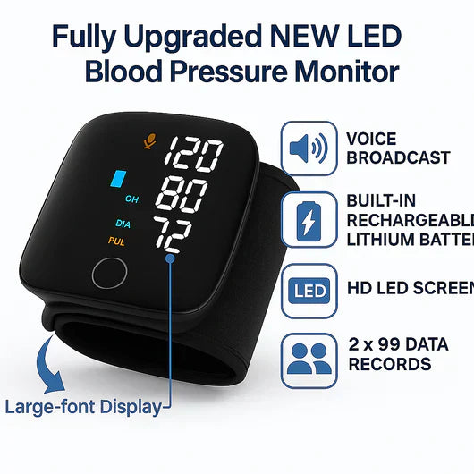 Wrist Electronic BP Monitor