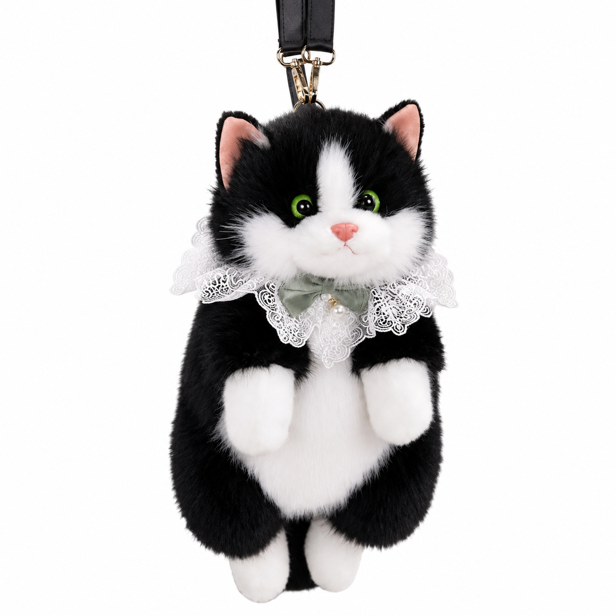 Cute Plush Animal Cat Backpack Multiple Fashion Shoulder Bags