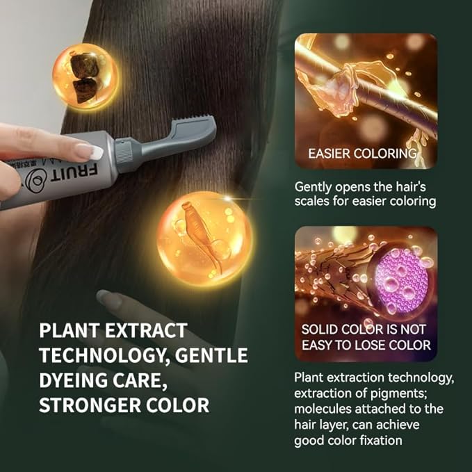 Black Fruit Hair Dye Cream,