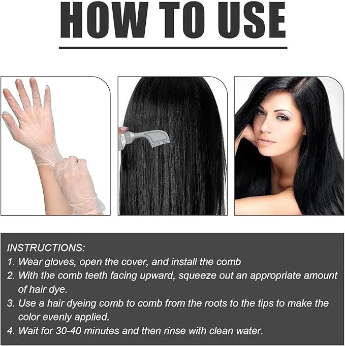 Black Fruit Hair Dye Cream,