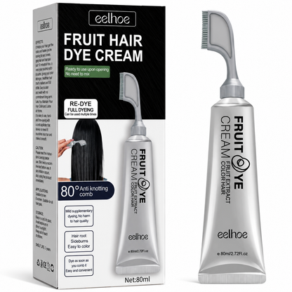 Black Fruit Hair Dye Cream,